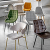 Mayfield Worrall Taupe Dining Chair Gold Legs (Discontinued )