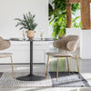 Mayfield Worrall Taupe Dining Chair Gold Legs (Discontinued )