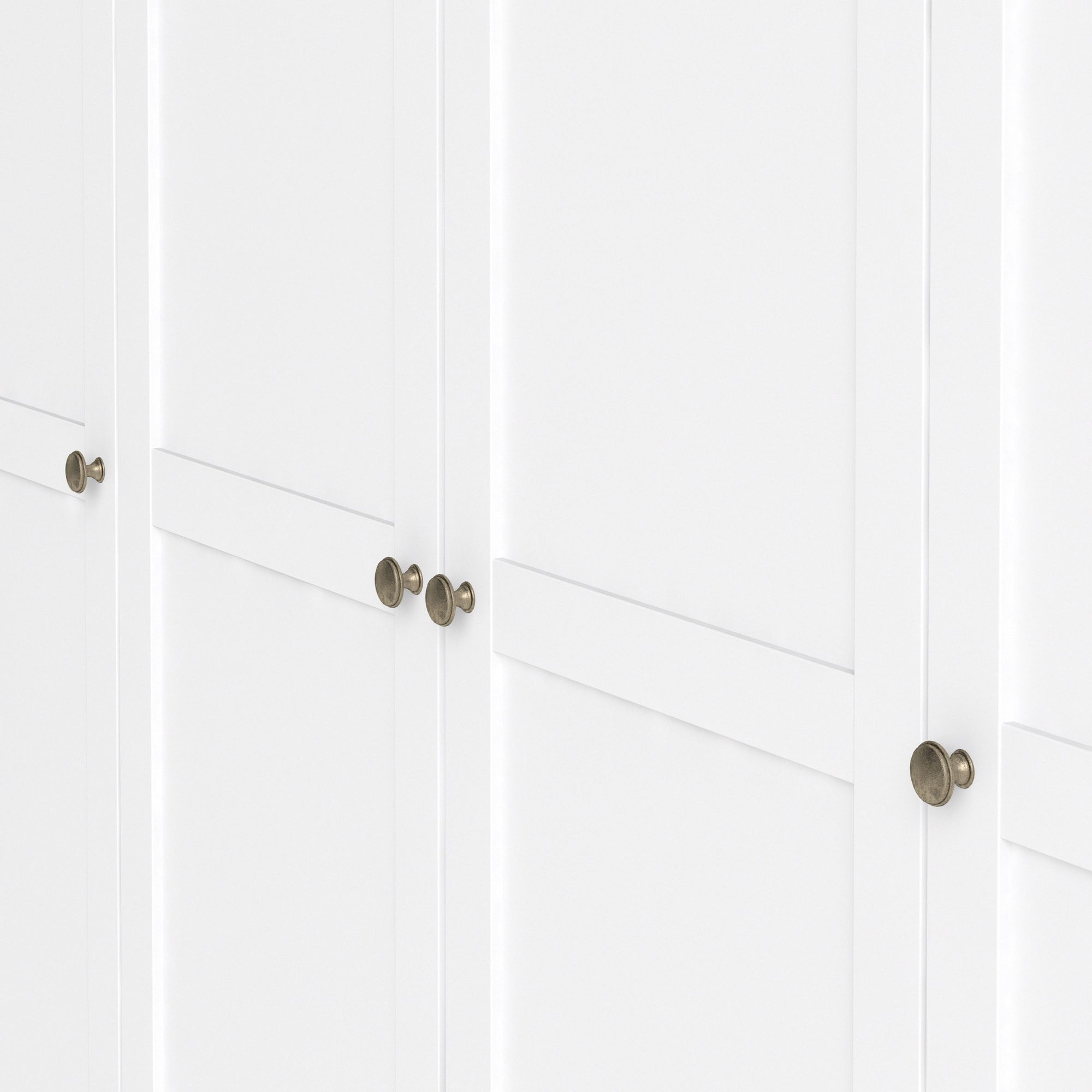 Axton Westchester Wardrobe with 4 Doors In White