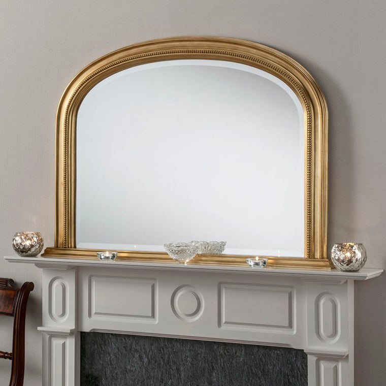 Yearn Over Mantles YG315 Gold Leaf Mirror