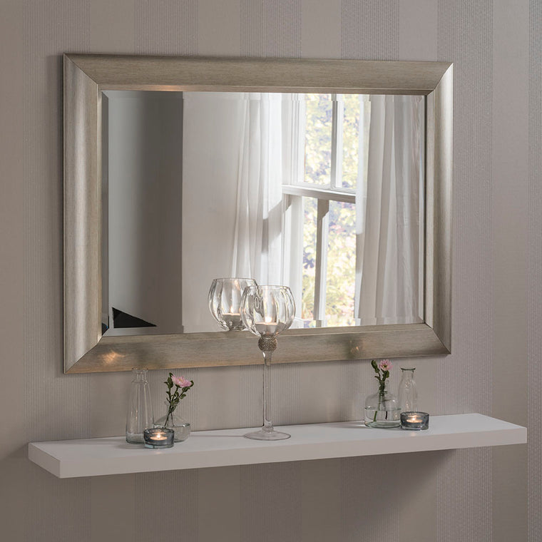 Yearn Rectangular YG741 Silver Mirror