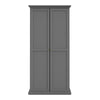 Axton Westchester Wardrobe with 2 Doors in Matt Grey
