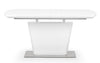 Julian Bowen White High Gloss Extending Como Dining Set With Chairs