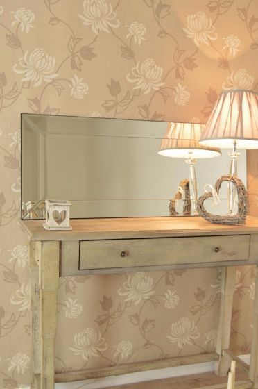 Carrington All Glass Modern Dress Mirror 120 x 48 CM