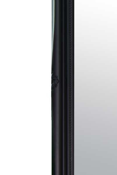 Carrington Baroque Black Shabby Chic Design Leaner Mirror 167 x 106 CM