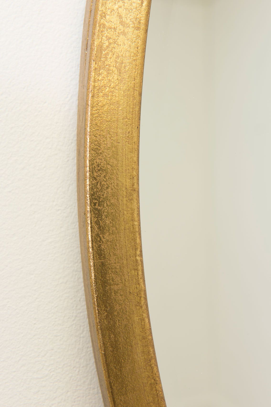 Carrington Gold Elegant Modern Bevelled Round Mirror 80 x 80 CM