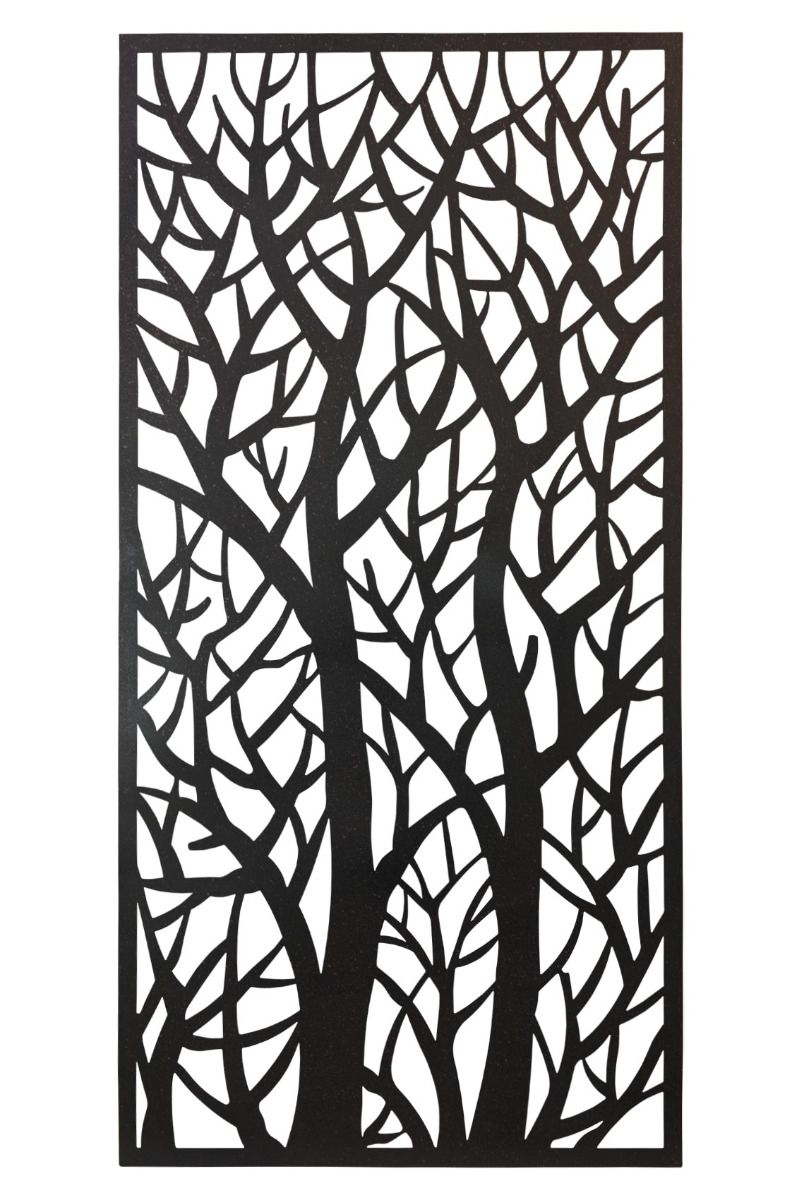 Carrington Extra large Metal Tree Design Decorative Garden Screen 120cm X 60cm