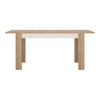Axton Woodlawn Large Extending Dining Table 160/200 cm + 4 Milan High Back Chair Black